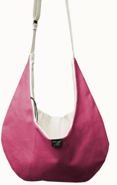 Pouch Bag Bauchtasche magenta alle Hände frei