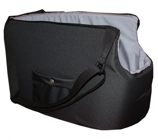 Große schwarze Hundetasche - der Klassiker